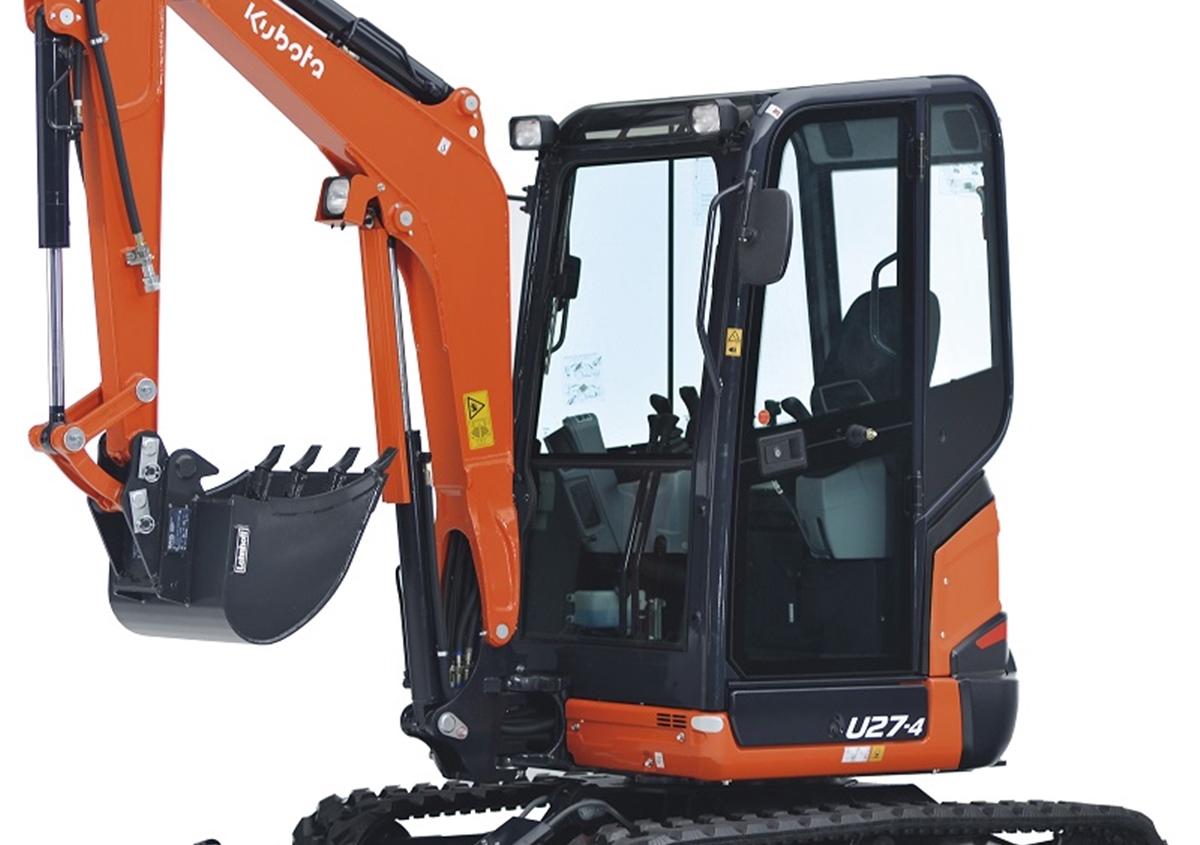 Mini-Pelle Kubota U27-4 CABINE